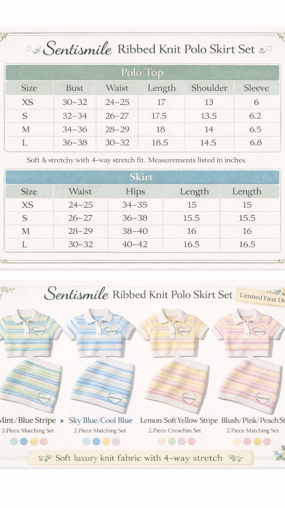 Sunkissed Crochet Mini Skirt Set - Multi Color PRE-ORDER ONLY