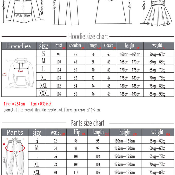 Men's 3 Color Block Hoodie Sportswear Suit - Sentismile