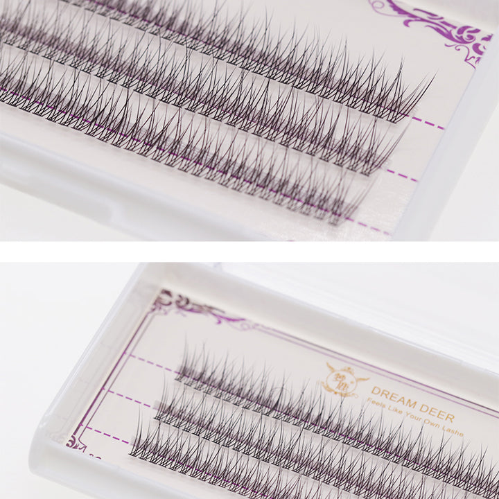 Fishtail Fake Eyelashes Super Natural Hair