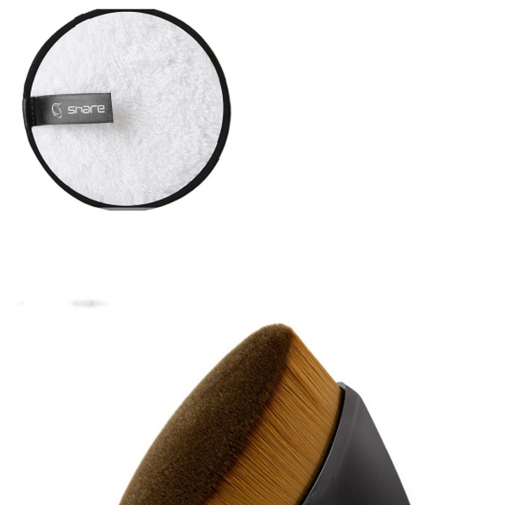 Clear water lazy makeup remover double-sided microfiber suede makeup remover puff