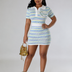 Sunkissed Crochet Mini Skirt Set - Multi Color