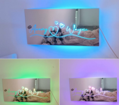 Personalized Name LED Mirror - Sentismile 