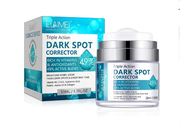 Removedor de manchas oscuras de espinillas de acné de vitamina C facial de cuello vegano natural coreano