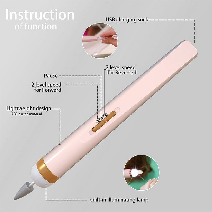 Lijadora eléctrica para taladro de uñas