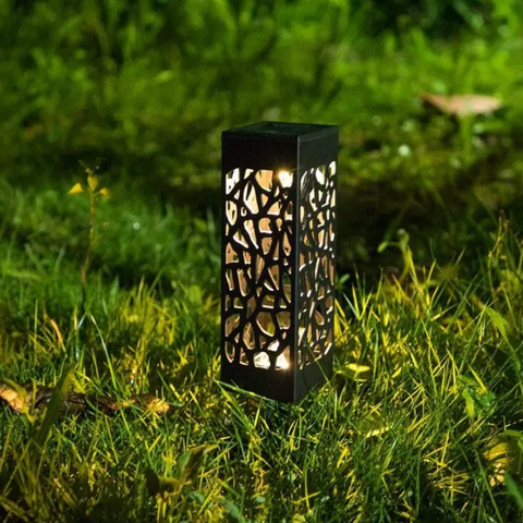 Luz de jardín vintage impermeable con energía solar