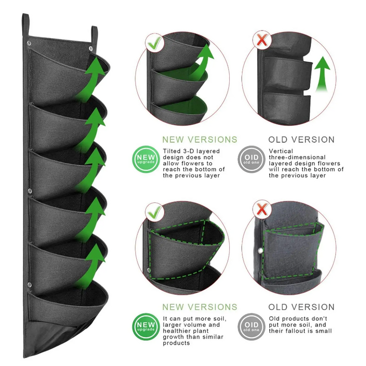 Macetas verticales para jardín colgantes de NUEVO DISEÑO
