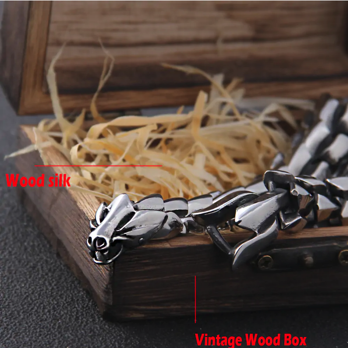 Pulsera vikinga para hombre