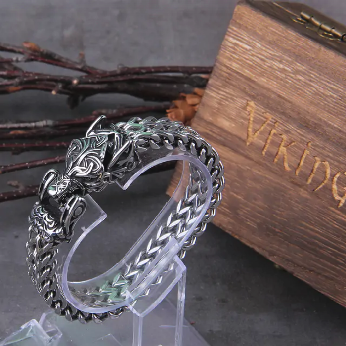 Pulsera vikinga para hombre